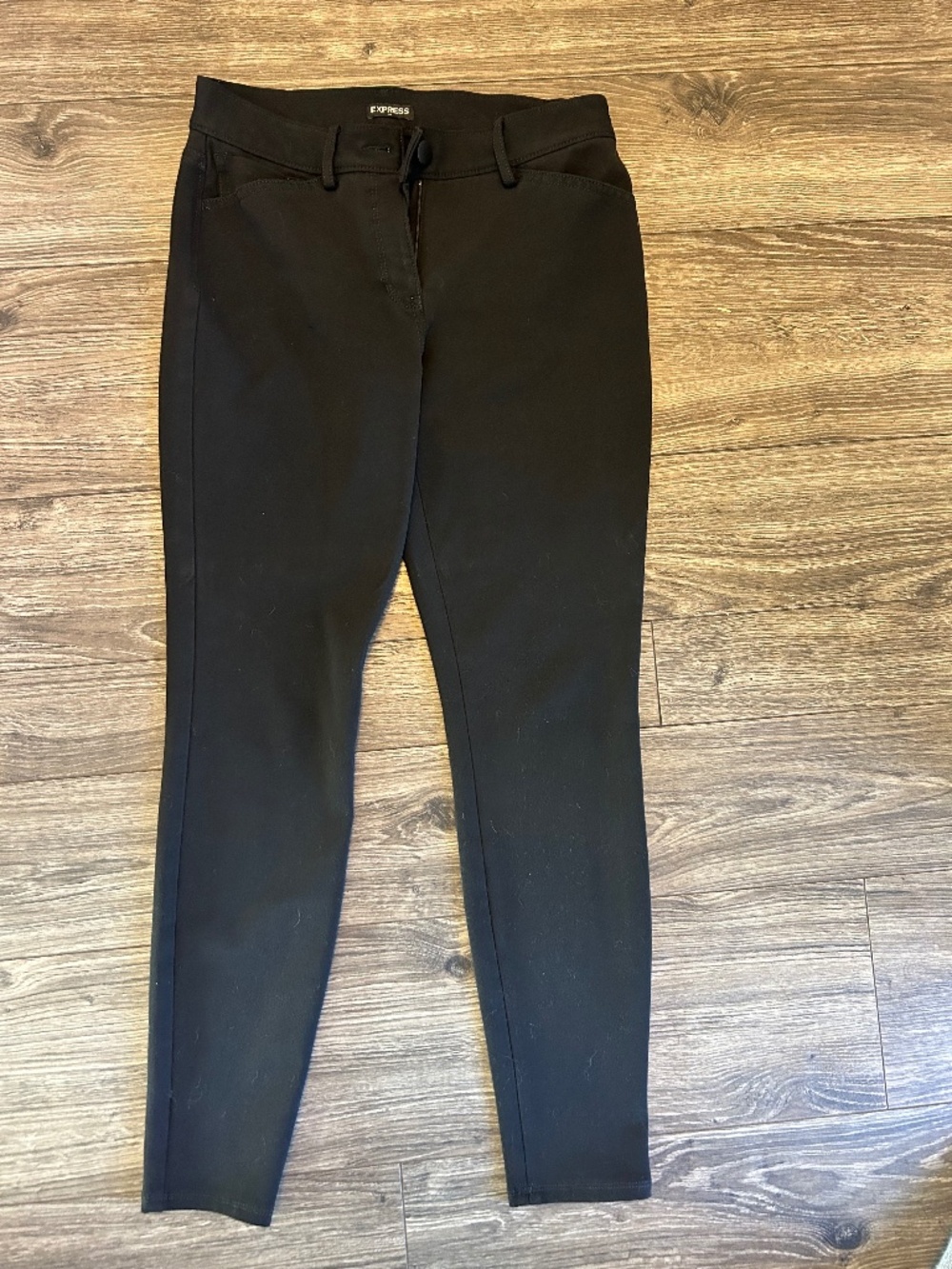 Express Black Slim Trouser Size 4